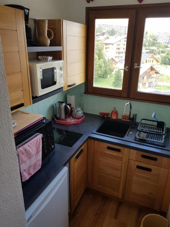 Appartement Traversant Residence Chaput 2 - 2 Pieces - 6 Personnes - Vue Sur Front De Neige Fontcouverte-la-Toussuire Dış mekan fotoğraf